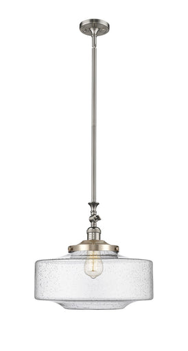 Franklin Restoration One Light Mini Pendant Brushed Satin Nickel