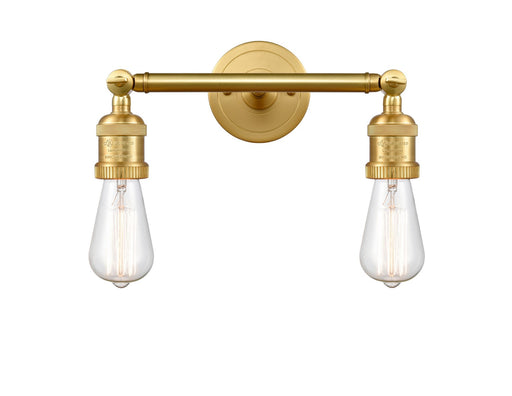 Franklin Restoration Two Light Bath Vanity Satin Gold