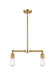 Innovations - 209-SG - Two Light Island Pendant - Franklin Restoration - Satin Gold