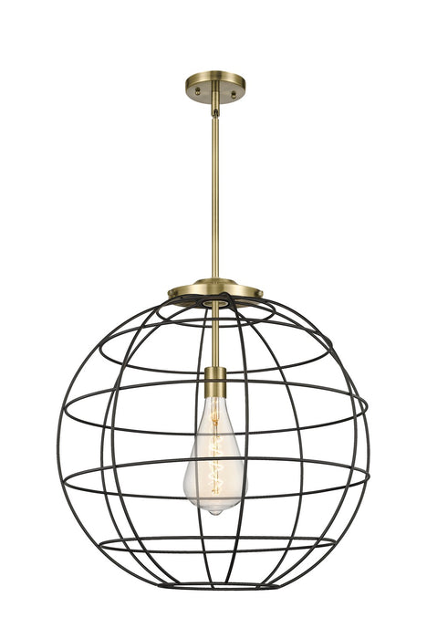 Innovations - 221-1S-AB-CE-22-BK - One Light Pendant - Essex - Antique Brass