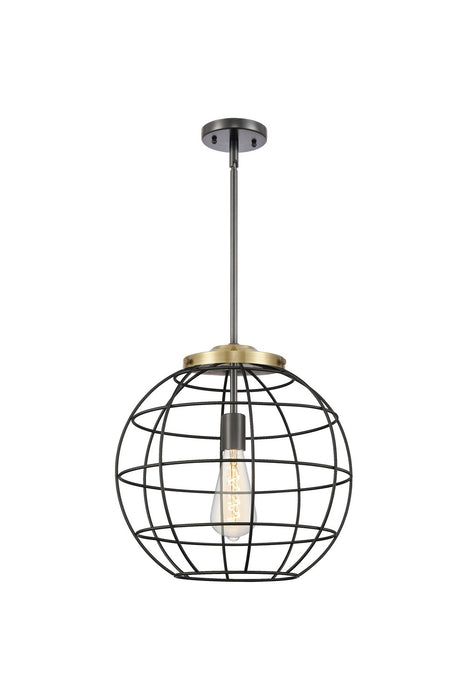 Innovations - 221-1S-BAB-CE-16-BK - One Light Pendant - Essex - Black Antique Brass