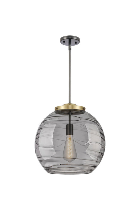 Innovations - 221-1S-BAB-G1213-16SM - One Light Pendant - Ballston - Black Antique Brass