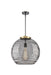 Innovations - 221-1S-BAB-G1213-18SM - One Light Pendant - Ballston - Black Antique Brass