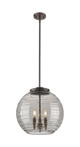 Ballston Three Light Pendant Oil Rubbed Bronze