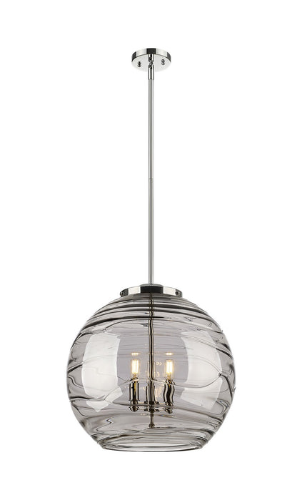 Innovations - 221-3S-PN-G1213-18SM - Three Light Pendant - Ballston - Polished Nickel