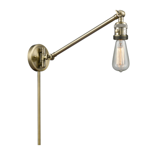 Innovations - 237-AB - One light Swing Arm With Switch - Franklin Restoration - Antique Brass