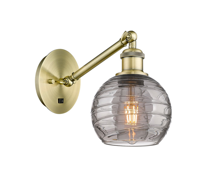 Innovations - 317-1W-AB-G1213-6SM - One Light Wall Sconce - Ballston - Antique Brass
