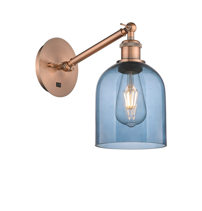Innovations - 317-1W-AC-G558-6BL - One Light Wall Sconce - Ballston - Antique Copper