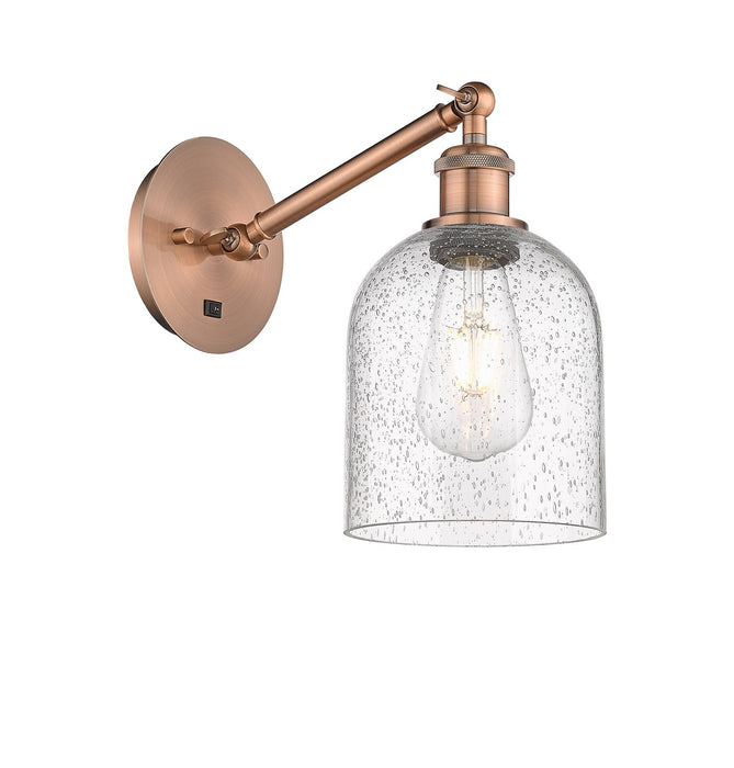 Innovations - 317-1W-AC-G558-6SDY - One Light Wall Sconce - Ballston - Antique Copper