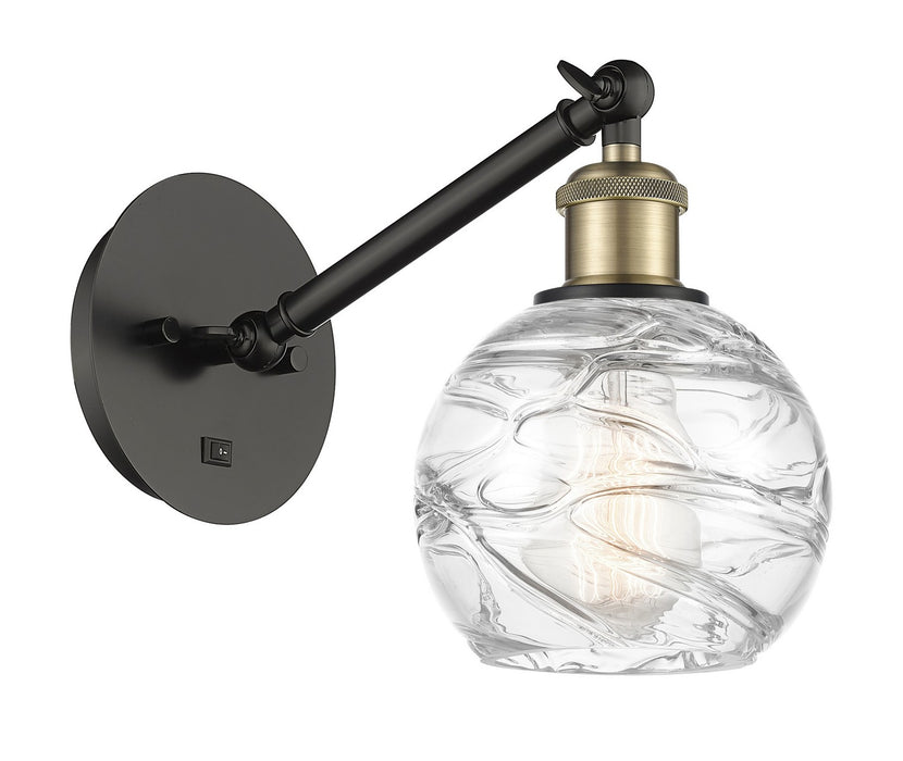Innovations - 317-1W-BAB-G1213-6 - One Light Wall Sconce - Ballston - Black Antique Brass