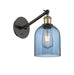 Innovations - 317-1W-BAB-G558-6BL - One Light Wall Sconce - Ballston - Black Antique Brass
