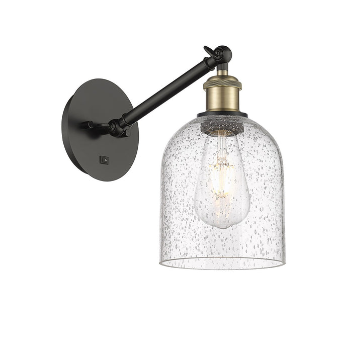 Innovations - 317-1W-BAB-G558-6SDY - One Light Wall Sconce - Ballston - Black Antique Brass