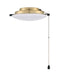 Craftmade - LK3102-SB - LED Light Kit - Universal Fan Light Kit - Satin Brass