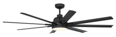 Craftmade - RSH65FB8-NWF - 65" Ceiling Fan - Rush 65" Ceiling Fan, Wet Rated no Wifi - Flat Black
