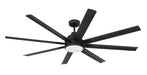 Craftmade - RSH65FB8-NWF - 65" Ceiling Fan - Rush 65" Ceiling Fan, Wet Rated no Wifi - Flat Black