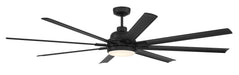 Craftmade - RSH72FB8-NWF - 72" Ceiling Fan - Rush 72" Ceiling Fan Wet Rated no Wifi - Flat Black