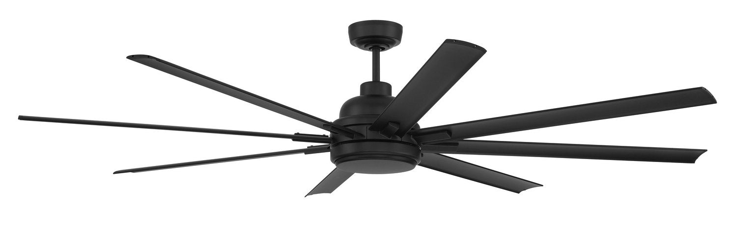 Craftmade - RSH72FB8-NWF - 72" Ceiling Fan - Rush 72" Ceiling Fan Wet Rated no Wifi - Flat Black