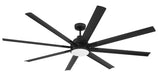 Craftmade - RSH72FB8-NWF - 72" Ceiling Fan - Rush 72" Ceiling Fan Wet Rated no Wifi - Flat Black