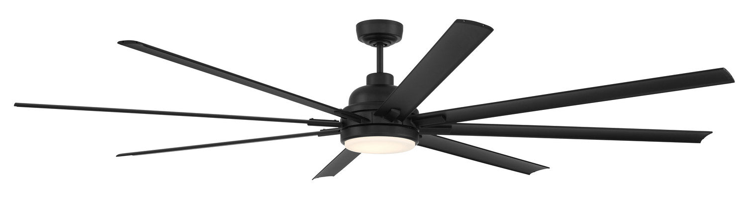 Craftmade - RSH84FB8-NWF - 84" Ceiling Fan - Rush 84" Ceiling Fan Wet Rated no Wifi - Flat Black