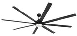 Craftmade - RSH84FB8-NWF - 84" Ceiling Fan - Rush 84" Ceiling Fan Wet Rated no Wifi - Flat Black