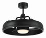 Craftmade - TYL24FB3-NWF - 20" Ceiling Fan - Taylor 18" Fandelier Indoor/Outdoor no Wifi - Flat Black