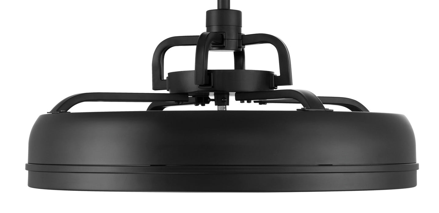 Craftmade - TYL24FB3-NWF - 20" Ceiling Fan - Taylor 18" Fandelier Indoor/Outdoor no Wifi - Flat Black