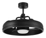 Craftmade - TYL24FB3-NWF - 20" Ceiling Fan - Taylor 18" Fandelier Indoor/Outdoor no Wifi - Flat Black