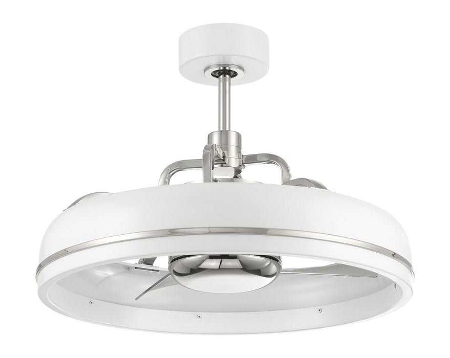 Craftmade - TYL24WPLN3-NWF - 20" Ceiling Fan - Taylor 18" Fandelier no Wifi - White/Polished Nickel