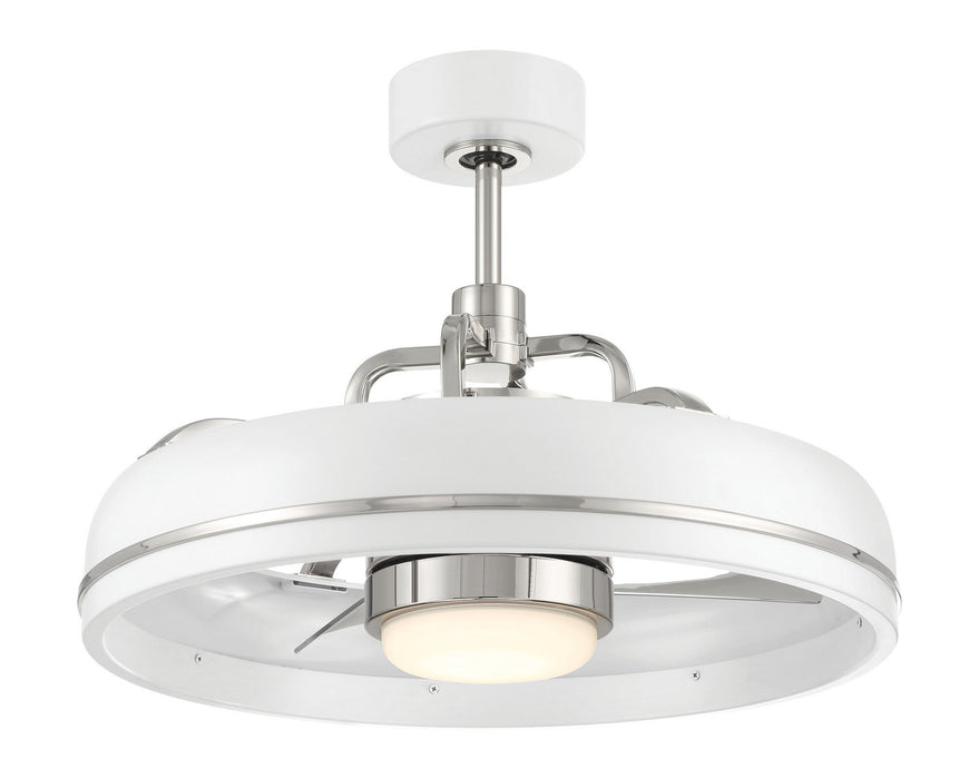 Craftmade - TYL24WPLN3-NWF - 20" Ceiling Fan - Taylor 18" Fandelier no Wifi - White/Polished Nickel