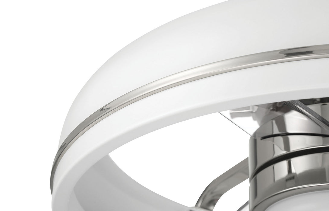 Craftmade - TYL24WPLN3-NWF - 20" Ceiling Fan - Taylor 18" Fandelier no Wifi - White/Polished Nickel