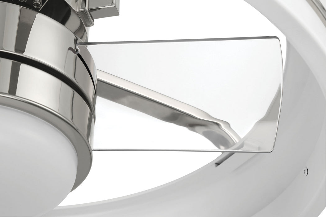 Craftmade - TYL24WPLN3-NWF - 20" Ceiling Fan - Taylor 18" Fandelier no Wifi - White/Polished Nickel