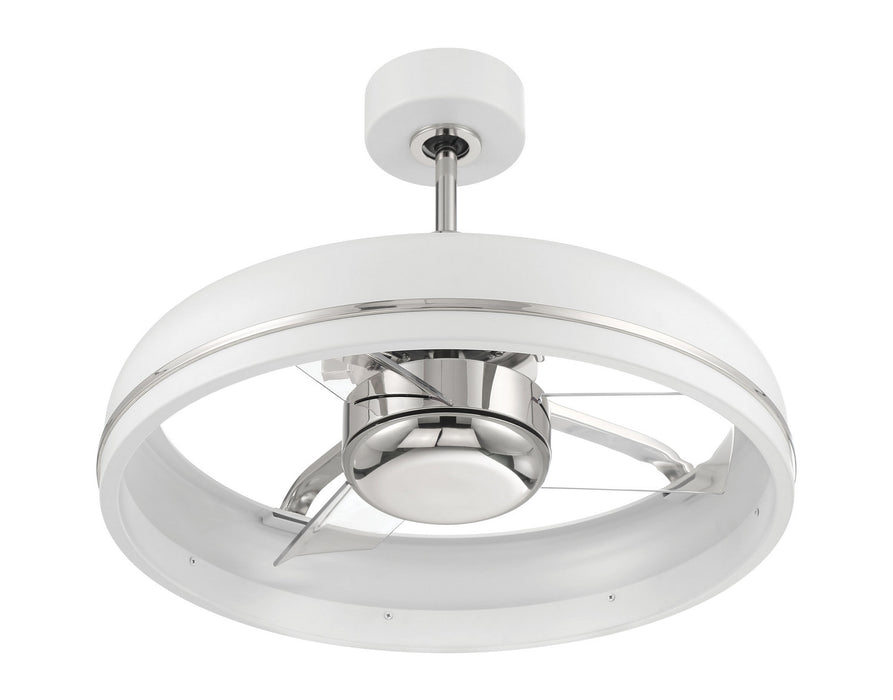 Craftmade - TYL24WPLN3-NWF - 20" Ceiling Fan - Taylor 18" Fandelier no Wifi - White/Polished Nickel