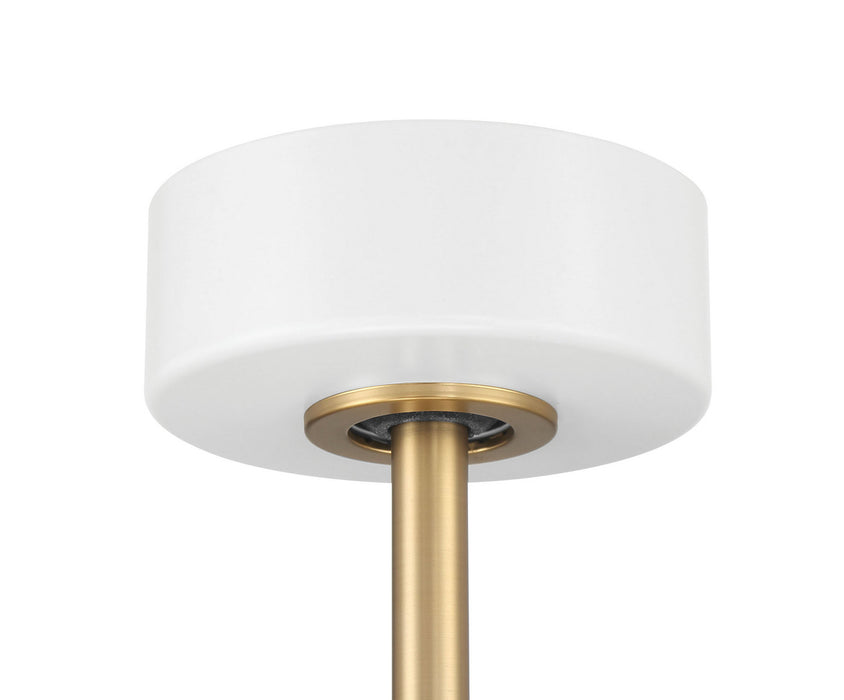 Craftmade - TYL24WSB3-NWF - 20" Ceiling Fan - Taylor 18" Fandelier no Wifi - White/Satin Brass