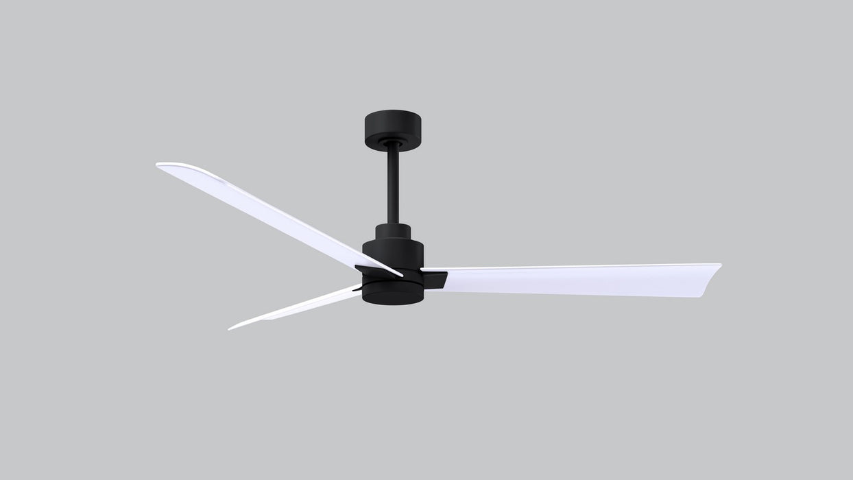 Matthews Fan Company - AK-BK-MWH-56 - 56 Inch Ceiling Fan - Alessandra - Matte Black