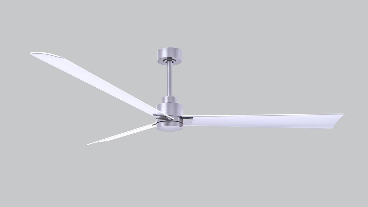 Matthews Fan Company - AK-BN-MWH-72 - 72 Inch Ceiling Fan - Alessandra - Brushed Nickel