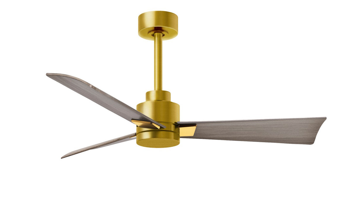 Matthews Fan Company - AK-BRBR-GA-42 - 42"Ceiling Fan - Alessandra - Brushed Brass