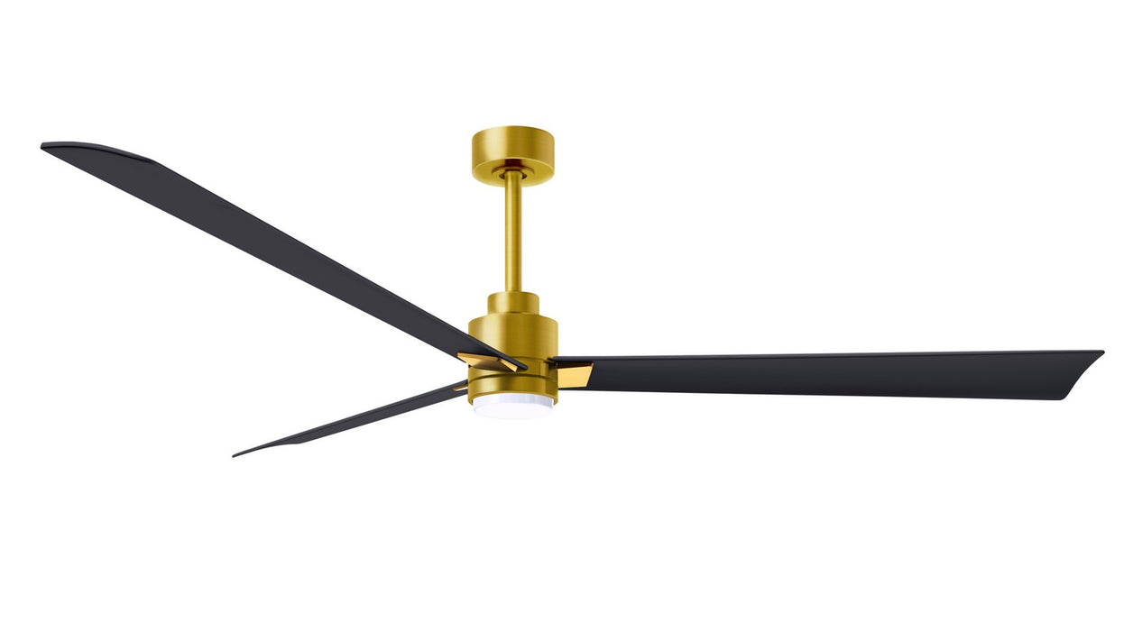 Matthews Fan Company - AKLK-BRBR-BK-72 - 72"Ceiling Fan - Alessandra - Textured Bronze