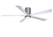 Matthews Fan Company - IR5HLK-BP-MWH-60 - 60"Ceiling Fan - Irene - Brushed Pewter