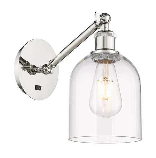 Ballston One Light Wall Sconce Polished Nickel