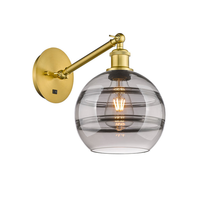 Innovations - 317-1W-SG-G556-8SM - One Light Wall Sconce - Ballston - Satin Gold