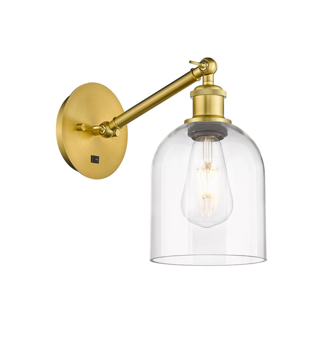 Innovations - 317-1W-SG-G558-6CL - One Light Wall Sconce - Ballston - Satin Gold
