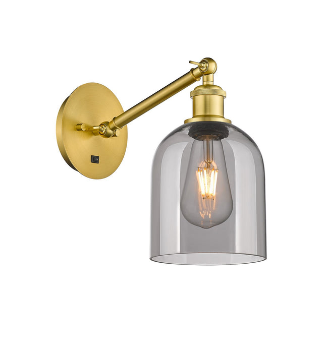 Innovations - 317-1W-SG-G558-6SM - One Light Wall Sconce - Ballston - Satin Gold
