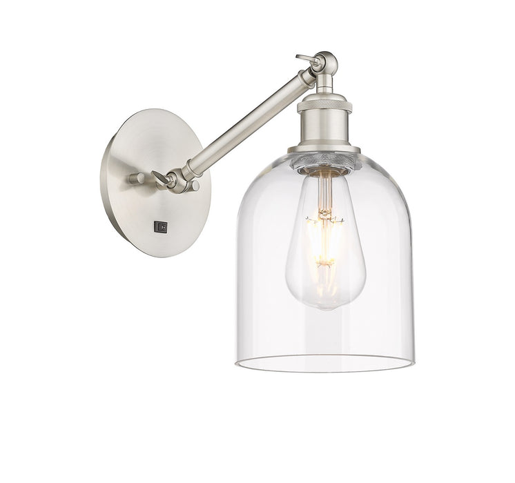 Innovations - 317-1W-SN-G558-6CL - One Light Wall Sconce - Ballston - Brushed Satin Nickel
