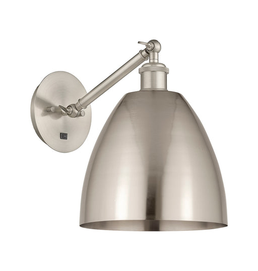 Innovations - 317-1W-SN-MBD-9-SN - One Light Wall Sconce - Bristol - Brushed Satin Nickel