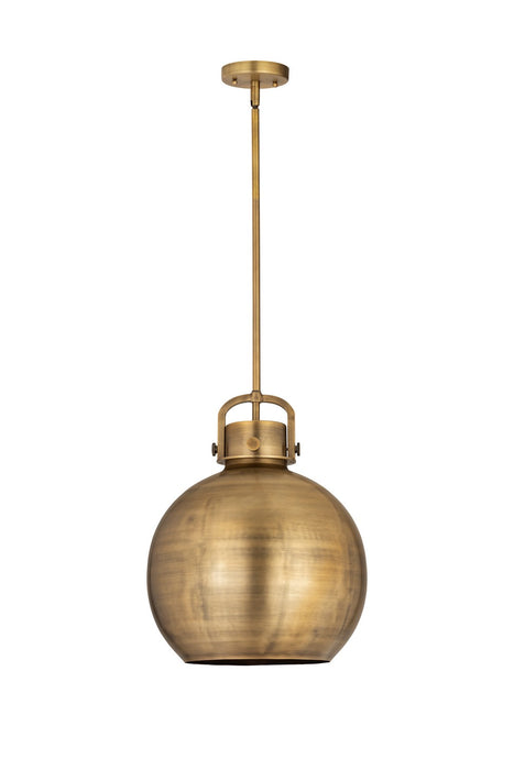 Innovations - 410-1SL-BB-M410-14BB - One Light Pendant - Downtown Urban - Brushed Brass