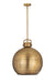 Innovations - 410-1SL-BB-M410-18BB - One Light Pendant - Downtown Urban - Brushed Brass