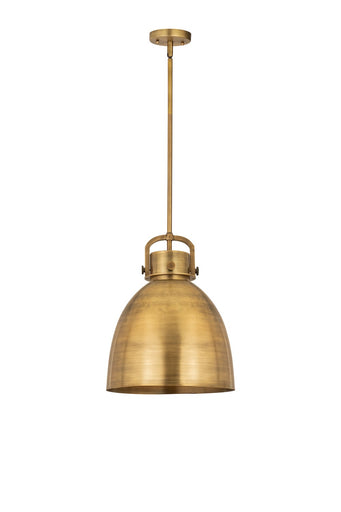 Downtown Urban One Light Pendant Brushed Brass