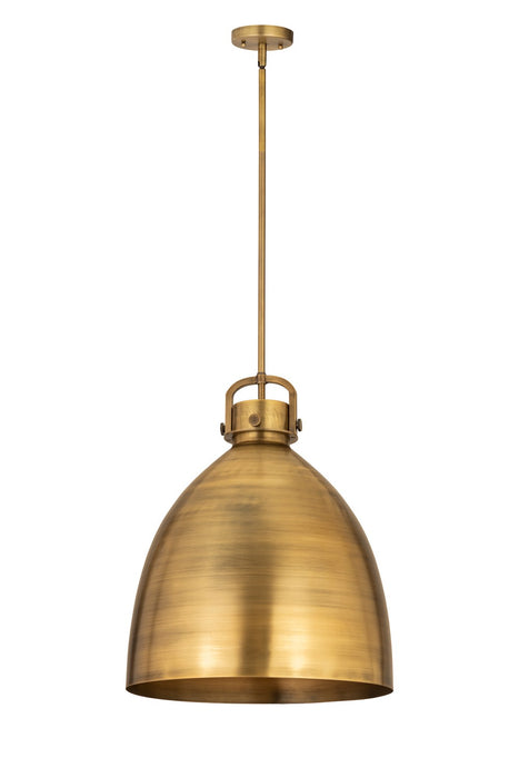 Innovations - 410-1SL-BB-M412-18BB - One Light Pendant - Downtown Urban - Brushed Brass