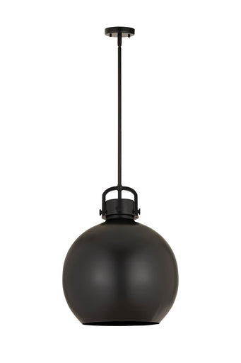 Downtown Urban One Light Pendant Matte Black