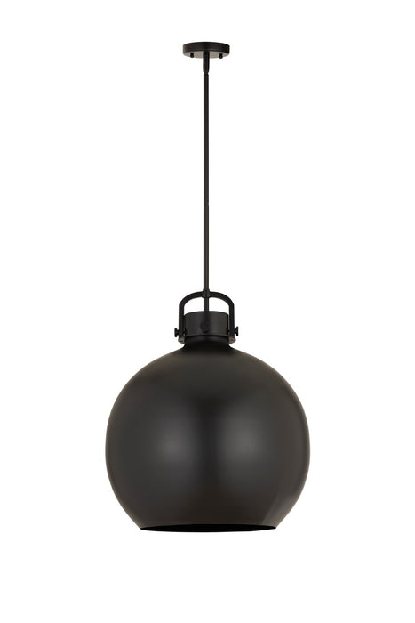 Innovations - 410-1SL-BK-M410-18BK - One Light Pendant - Downtown Urban - Matte Black